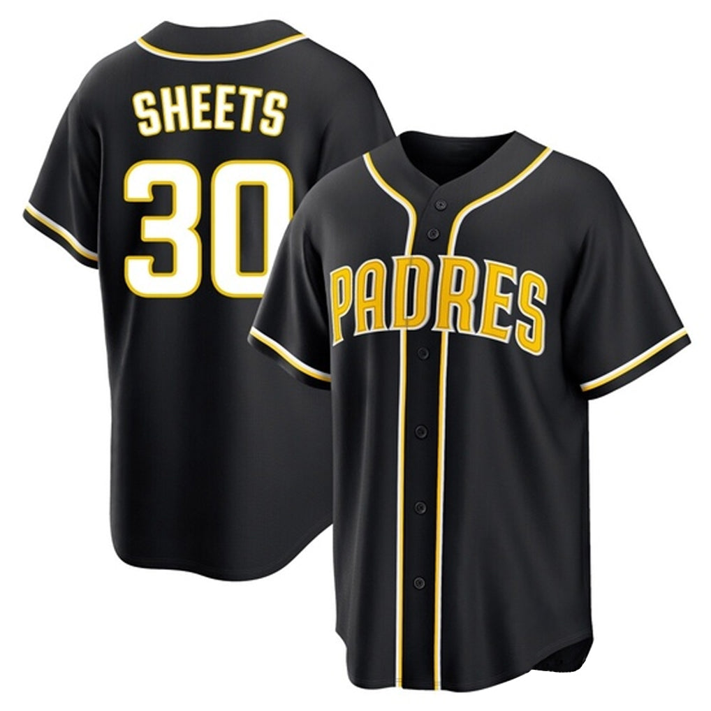Trusc S.Diego Padres #30 Gavin Sheets Player Black 2026 Fashion Home Stitched Jerseys