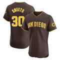 Trusc S.Diego Padres #30 Gavin Sheets Player Brown Home Limited Elite Stitched Jerseys
