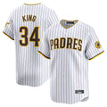 Trusc S.Diego Padres #34 Michael King Player White Home Limited Stitched Jerseys