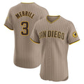 Trusc S.Diego Padres #3 Jackson Merrill Player Khaki Home Limited Elite Stitched Jerseys