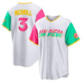 Trusc S.Diego Padres #3 Jackson Merrill Player White City Connect Home Game Stitched Jerseys