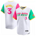 Trusc S.Diego Padres #3 Jackson Merrill Player White City Connect Home Limited Stitched Jerseys