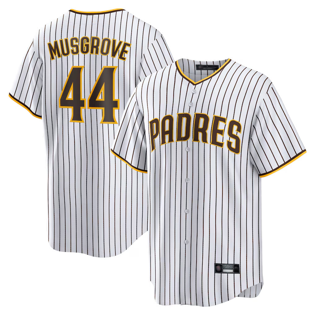 Trusc S.Diego Padres #44 Joe Musgrove Player White Home Game Stitched Jerseys