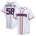 Trusc S.Diego Padres #58 Wandy Peralta Player White 2026 World Classic Home Limited Stitched Jerseys