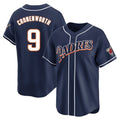 Trusc S.Diego Padres #9 Jake Cronenworth Player Navy Cooperstown Collection Limited Home Stitched Jerseys