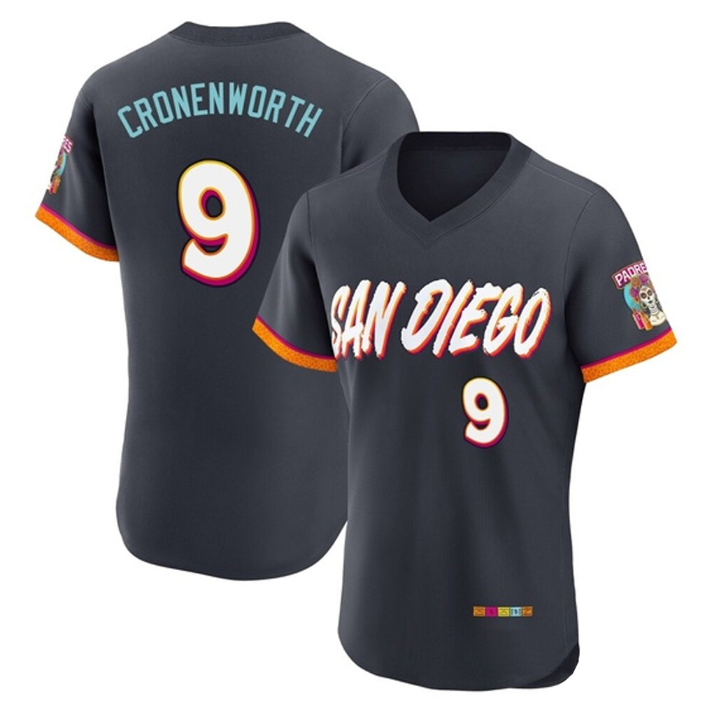 Trusc S.Diego Padres #9 Jake Cronenworth Player Obsidian 2026 City Connect Home Limited Elite T-shirt Stitched Jerseys