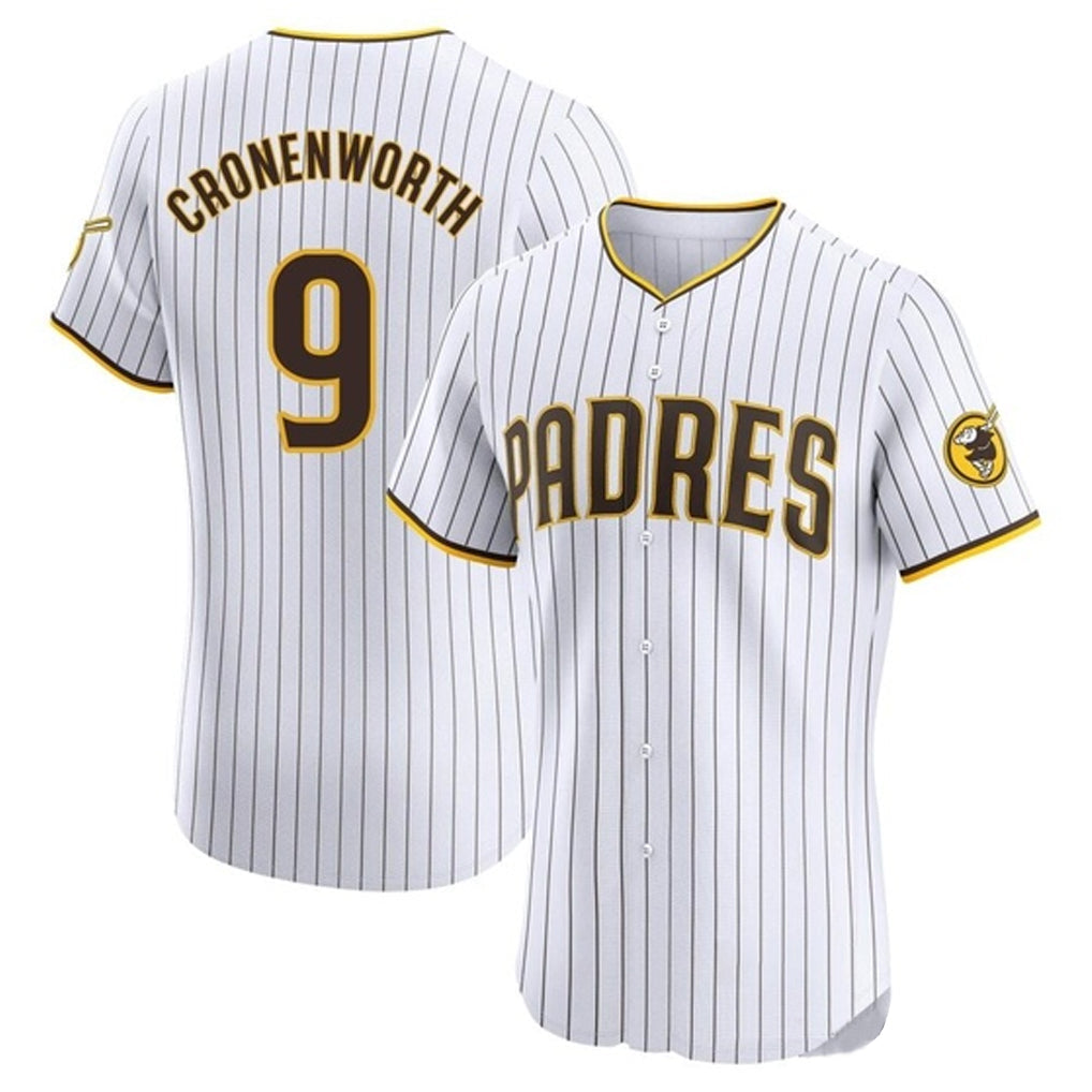 Trusc S.Diego Padres #9 Jake Cronenworth Player White Home Limited Elite Stitched Jerseys
