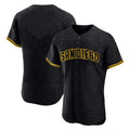 Trusc S.Diego Padres Blank Player Black Snake Skin City Home Limited Elite Stitched Jerseys