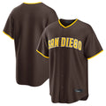 Trusc S.Diego Padres Blank Player Brown Home Game Stitched Jerseys