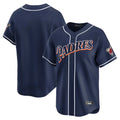 Trusc S.Diego Padres Blank Player Navy Cooperstown Collection Limited Stitched Jerseys