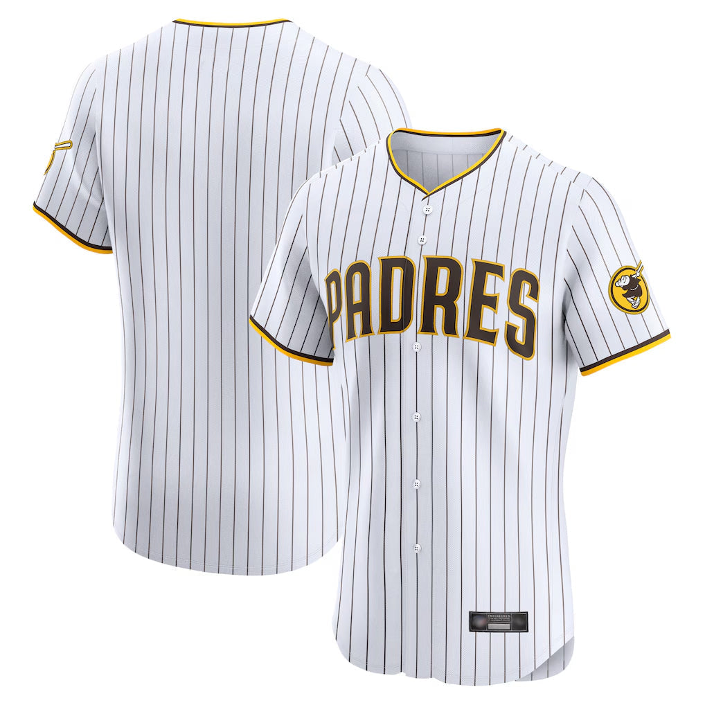Trusc S.Diego Padres Blank Player White Home Limited Elite Stitched Jerseys