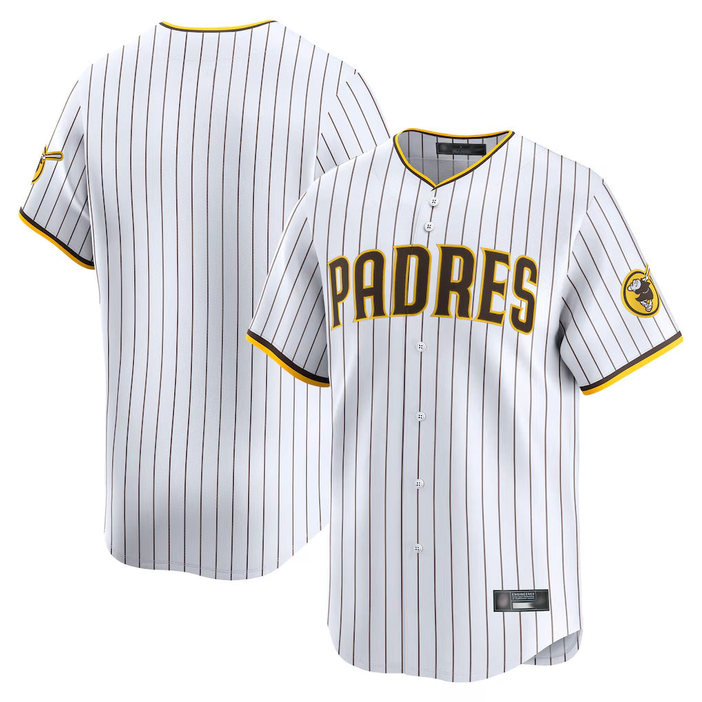 Trusc S.Diego Padres Blank Player White Home Limited Stitched Jerseys