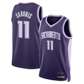 Trusc S.Kings #11 Domantas Sabonis Purple 2025-2026 Swingman Jerseys - City Edition