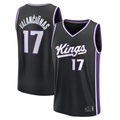 Trusc S.Kings #17 Jonas Valan?i¨±nas Fanatics Black Fast Break Replica Jerseys - Icon Edition
