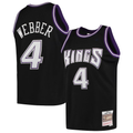 Trusc S.Kings #4 Chris Webber Mitchell & Ness Black 2000-2001 Hardwood Classics Swingman Jerseys