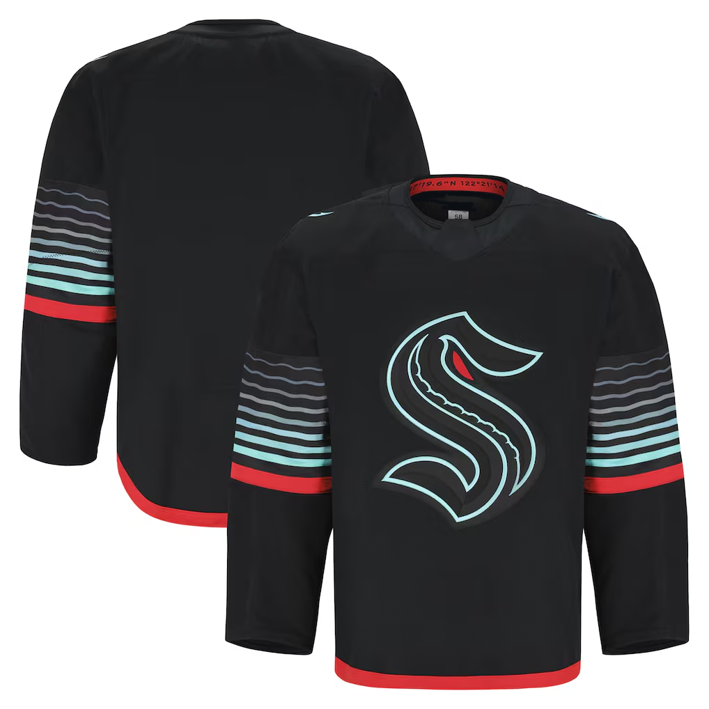 Trusc S.Kraken Black Alternate Authentic Pro Jerseys