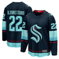 Trusc S.Kraken #22 Oliver Bjorkstrand Deep Sea Blue Home Breakaway Player Jerseys
