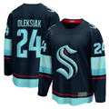 Trusc S.Kraken #24 Jamie Oleksiak Deep Sea Blue Home Breakaway Player Jerseys