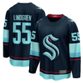 Trusc S.Kraken #55 Ryan Lindgren Deep Sea Blue Home Breakaway Jerseys