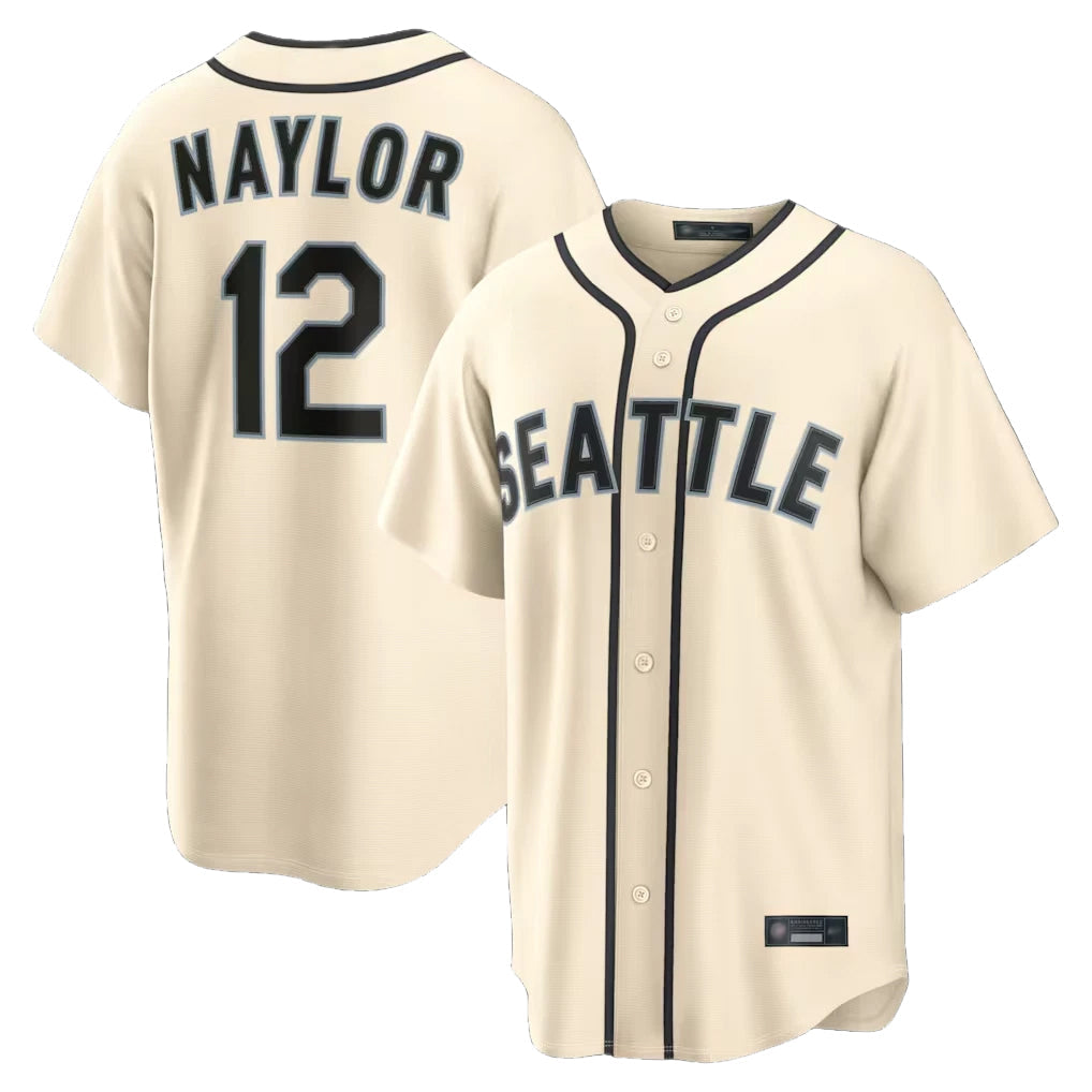 Trusc S.Mariners #12 Josh Naylor Player Cream 2026 Home Limited Stitched Jerseys