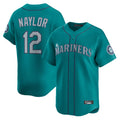 Trusc S.Mariners #12 Josh Naylor Player Teal Home Limited Stitched Jerseys
