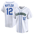 Trusc S.Mariners #12 Josh Naylor Player White Pitch Fashion Game Stitched Jerseys