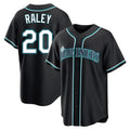 Trusc S.Mariners #20 Luke Raley Player Black Fashion Home Limited Stitched Jerseys