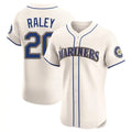 Trusc S.Mariners #20 Luke Raley Player Cream Home Limited Elite Stitched Jerseys