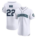 Trusc S.Mariners #22 Bryan Woo Player White Home Limited Elite Stitched Jerseys