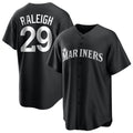 Trusc S.Mariners #29 Cal Raleigh Player Black Home Limited Stitched Jerseys