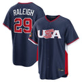 Trusc S.Mariners #29 Cal Raleigh Player Navy USA 2026 World Classic Game Stitched Jerseys