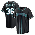 Trusc S.Mariners #36 Logan Gilbert Player Black Fashion Home Limited Stitched Jerseys