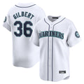 Trusc S.Mariners #36 Logan Gilbert Player White Home Limited Stitched Jerseys