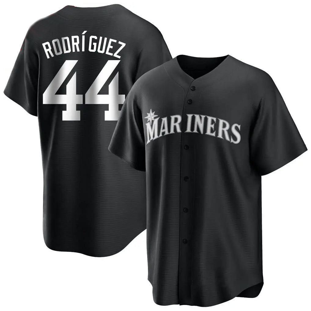 Trusc S.Mariners #44 Julio Rodriguez Player Black Home Limited Stitched Jerseys