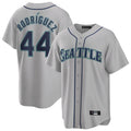 Trusc S.Mariners #44 Julio Rodriguez Player Gray Home Game Stitched Jerseys