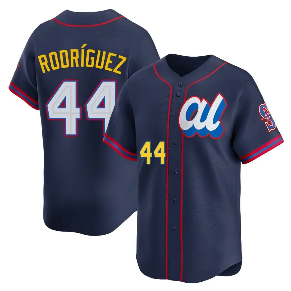 Trusc S.Mariners #44 Julio Rodriguez Player Navy American League All-Star Edition Limited Stitched Jerseys