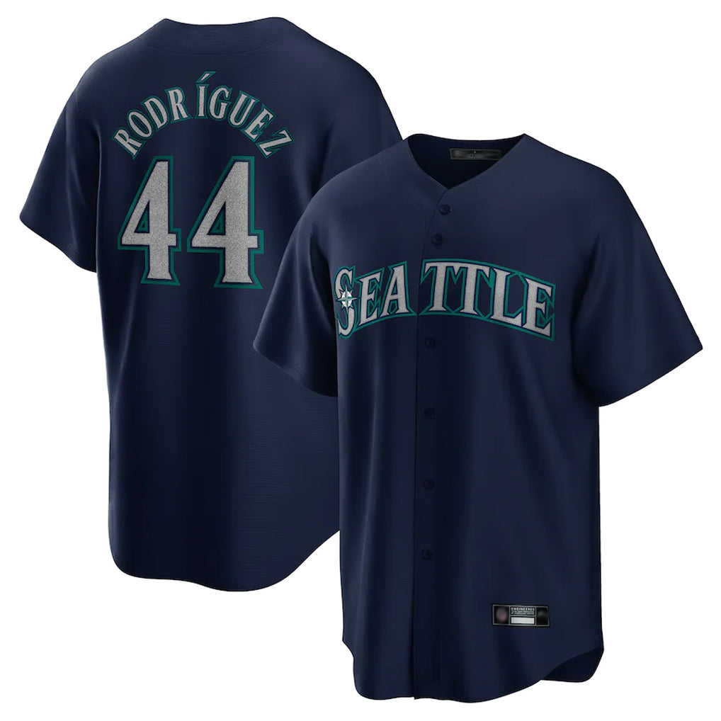 Trusc S.Mariners #44 Julio Rodriguez Player Navy Home Game Stitched Jerseys
