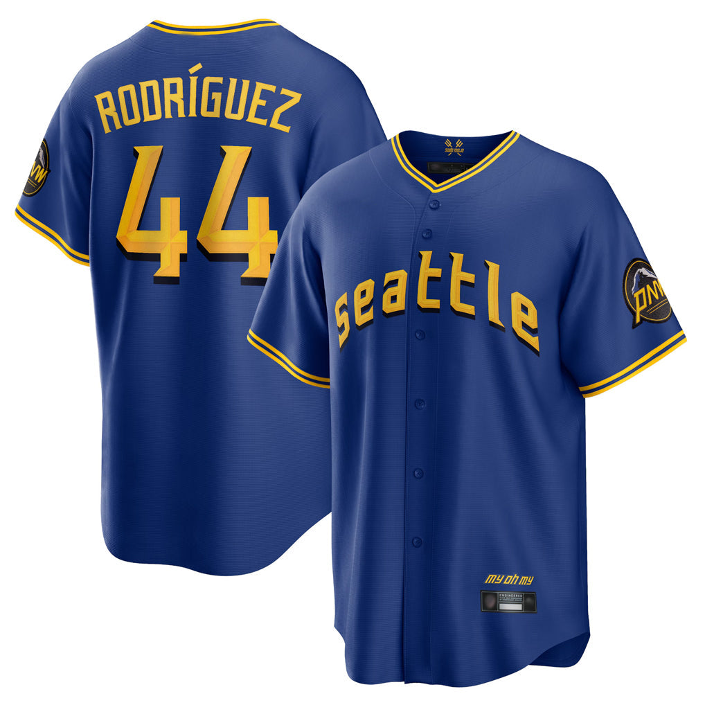 Trusc S.Mariners #44 Julio Rodriguez Player Royal City Connect Home Game Stitched Jerseys