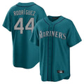 Trusc S.Mariners #44 Julio Rodriguez Player Teal Home Game Stitched Jerseys