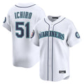 Trusc S.Mariners #51 Ichiro Suzuki Player White 2025 National Hall of Fame Home Limited Stitched Jerseys