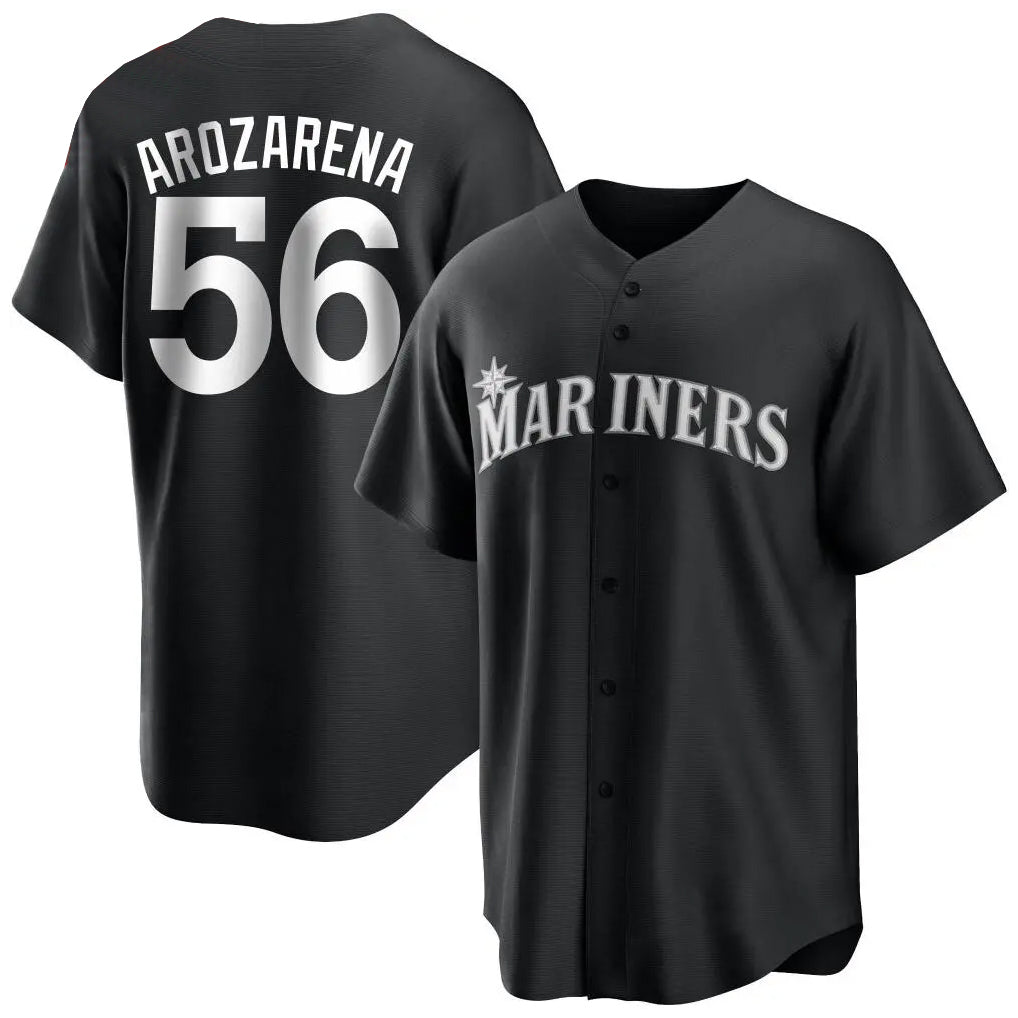 Trusc S.Mariners #56 Randy Arozarena Player Black Home Limited Stitched Jerseys