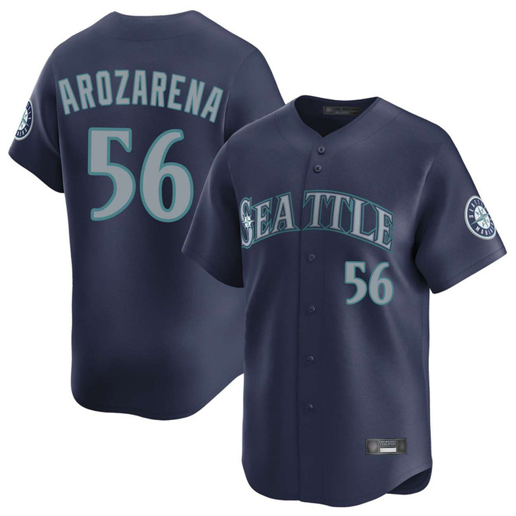 Trusc S.Mariners #56 Randy Arozarena Player Navy Home Limited Stitched Jerseys