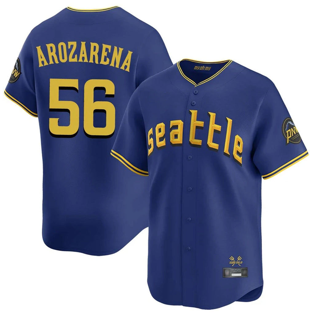 Trusc S.Mariners #56 Randy Arozarena Player Royal City Connect Home Limited Stitched Jerseys