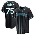 Trusc S.Mariners #75 Andres Munoz Player Black Fashion Home Limited Stitched Jerseys