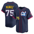 Trusc S.Mariners #75 Andres Munoz Player Navy Limited American League All-Star Edition Stitched Jerseys
