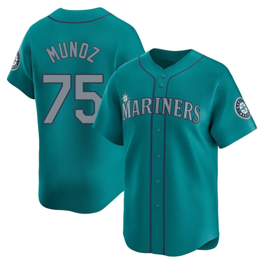 Trusc S.Mariners #75 Andres Munoz Player Teal Home Limited Stitched Jerseys