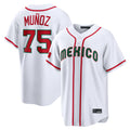 Trusc S.Mariners #75 Andres Munoz Player White 2026 World Classic Home Limited Stitched Jerseys