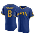 Trusc S.Mariners #8 Dominic Canzone Player Royal City Connect Home Limited Elite Stitched Jerseys