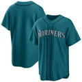 Trusc S.Mariners Blank Player Teal Home Game Stitched Jerseys