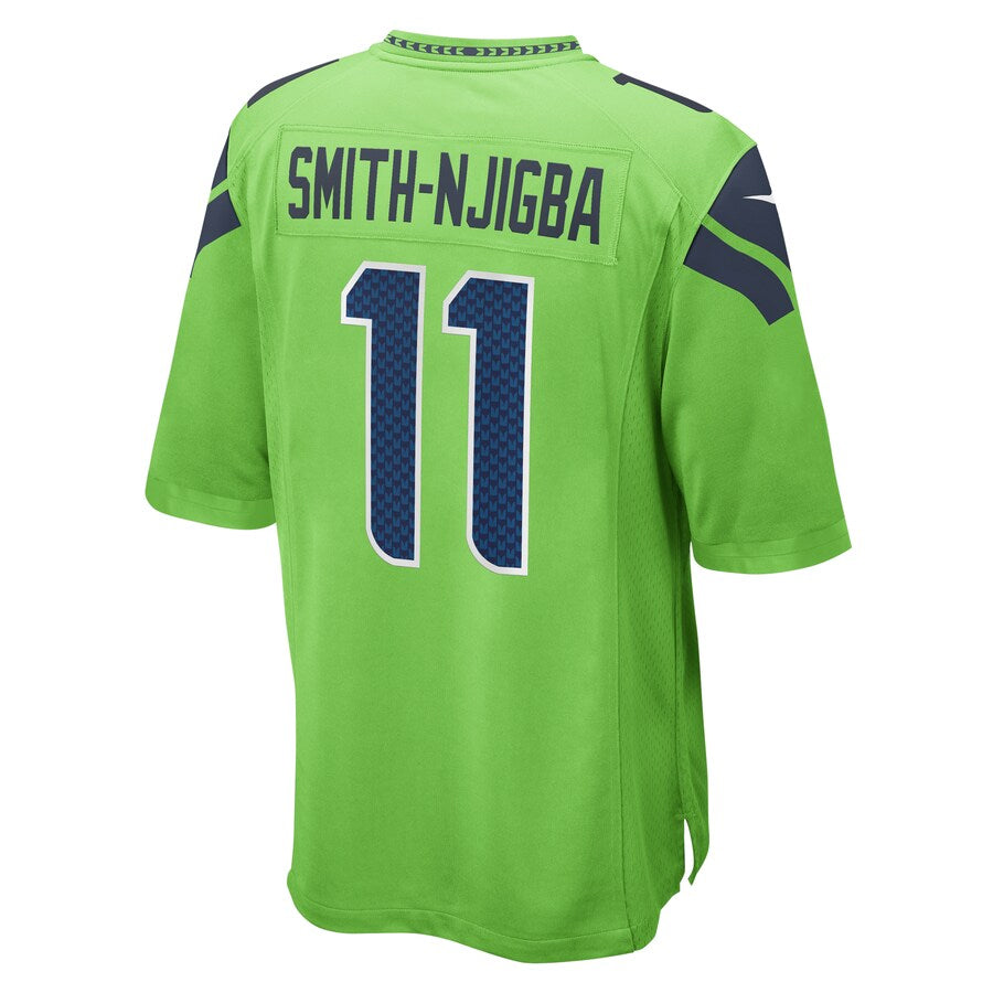 Trusc S.Seahawks #11 Jaxon Smith-Njigba Neon Green Game Stitched Jerseys